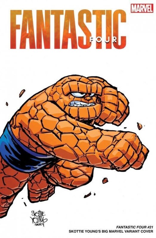 Fantastic Four #21 Marvel Comics Skottie Young Variant Cover C PRESALE! 6/12/24