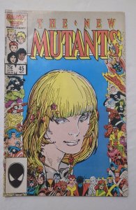 The New Mutants #45 (1986) VG 4.0 25th anniversary border