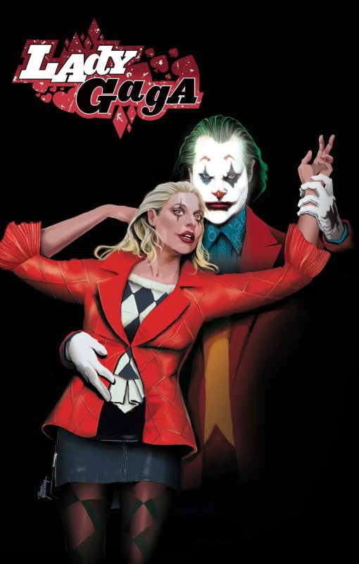 Lady Gaga Female Force #1 Secret Variant Harley Quinn/Joker Homage