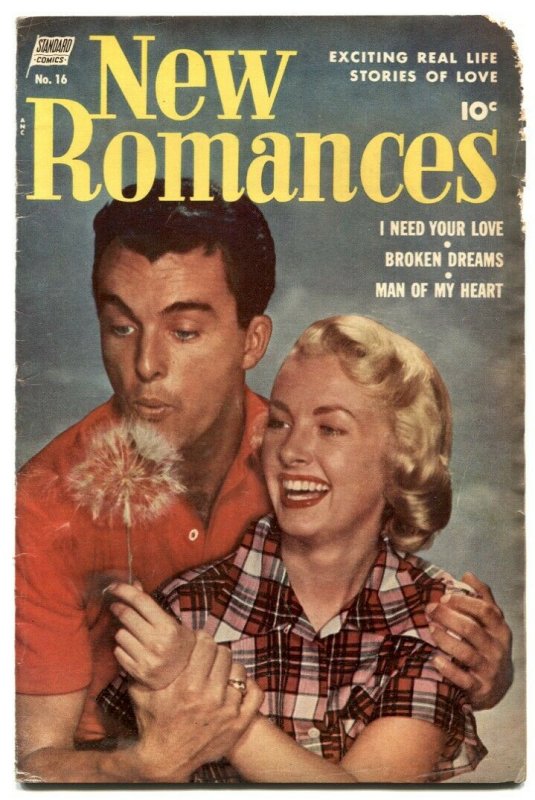 New Romances #16 1953- Broken Dreams- Golden Age G