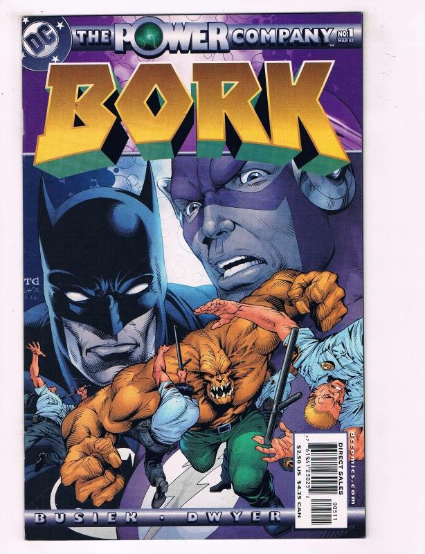 Lot Of 4 The Power Company DC Comic Books # 1 Bork Strikez Power Sapphire AD13