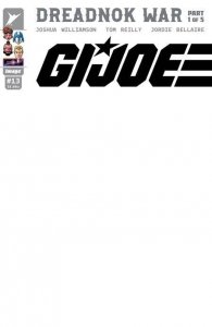 Gi Joe #13 Cvr G Blank Sketch Var Image Comics Comic Book
