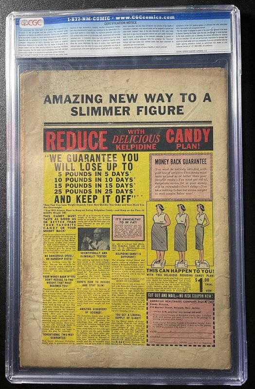 Atlas Comics Sub-Mariner Comics #39 CGC 2.5 Namora Appearance