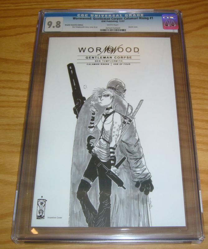 Wormwood: Gentleman Corpse - Calamari Rising #1 CGC 9.8 ben templesmith variant 