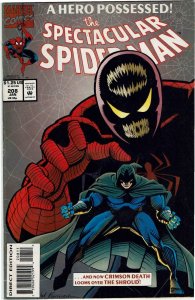 Spectacular Spider-Man #208 Shroud VF