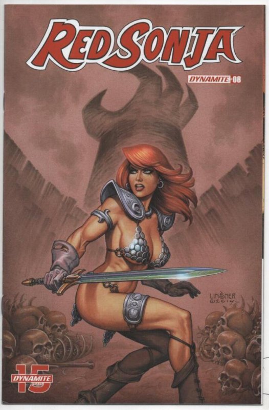 RED SONJA #8 B, NM, She-Devil, Vol 5, Linsner, 2019, more RS in store