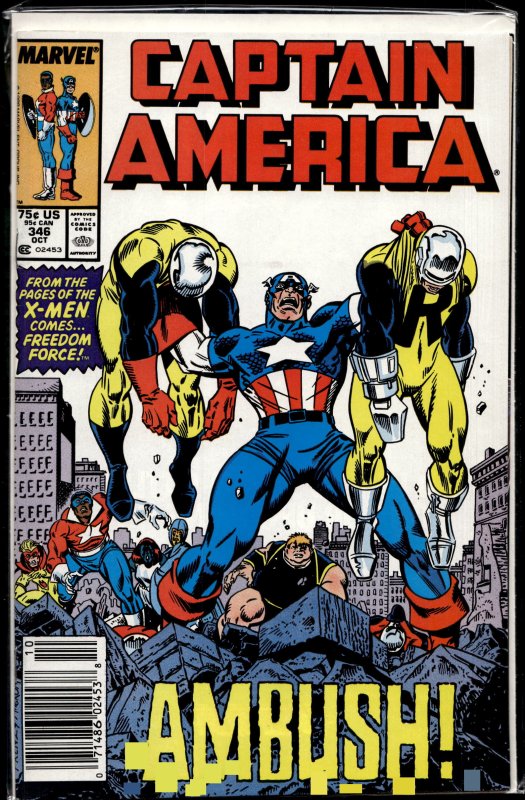 Captain America #346 (1988) Captain America
