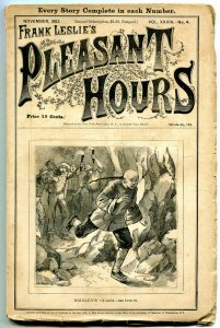 Pleasant Hours Pulp November 1882- Brixley's Claim- Asian Man cover vg