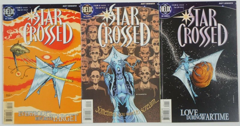 Star Crossed #1-3 VF/NM complete series - dc comics - matt howarth - helix 2 set