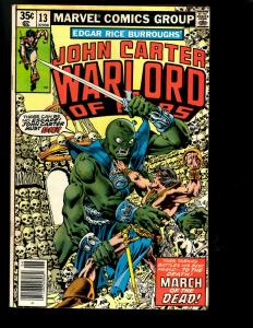 12 John Carter Marvel Comics # 1 3 4 5 6 7 8 9 11 12 13 Annual 2  WS6