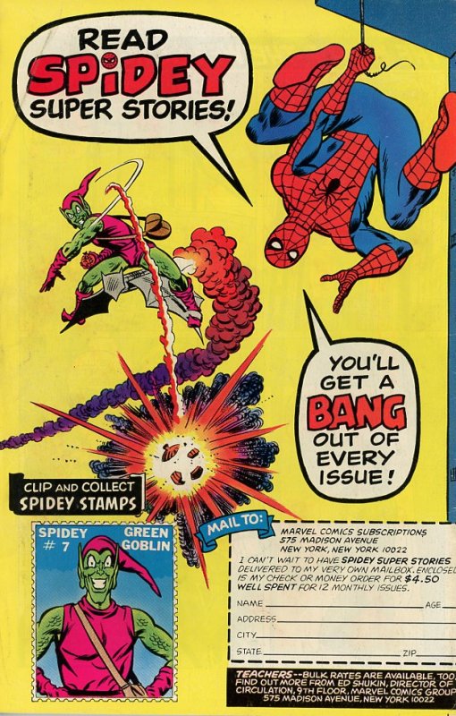 Spidey Super Stories 23  1977  VG/F