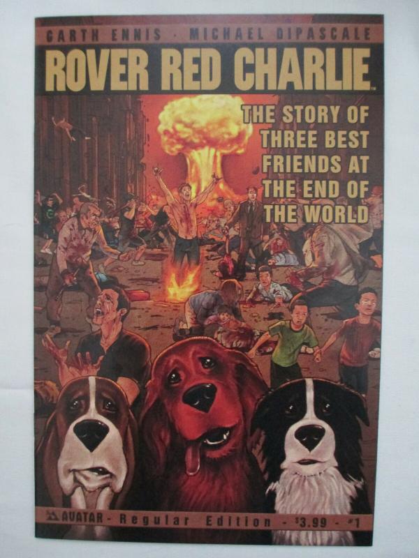 ROVER RED CHARLIE #1,5, 6 & HEARTLAND - Four Issue Comic Book Lot - Ennis