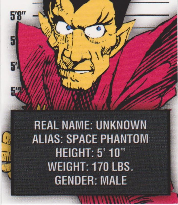 2015 Avengers Silver Age Trading Cards-Classic Villains #CV2 Space Phantom