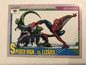 SPIDER-MAN VS. LIZARD #112 : Marvel Universe 1991 Series 2 card; Impel, NM/M