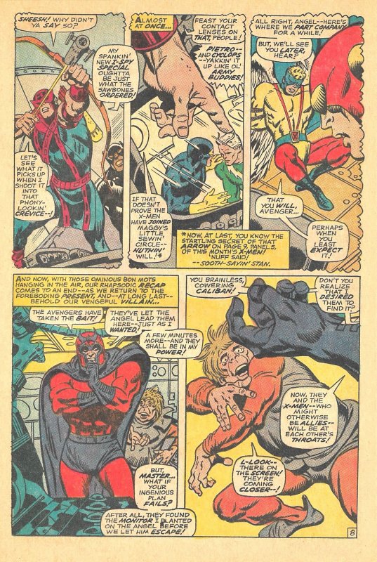 THE AVENGERS #53 (Jun1968) 8.0 VF  Roy Thomas! John Buscema! AVENGERS vs X-MEN!