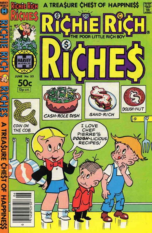 Richie Rich Riches #53 FN; Harvey | save on shipping - details inside