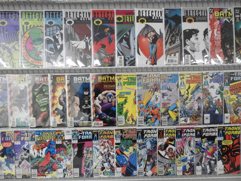 Huge Lot of 130+ Comics W/ Batman, Transformers, Thundercats! Avg. VF+ Condition
