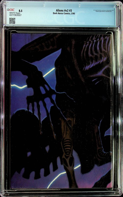 Aliens #3 (1990) - CGC 8.5 - Cert#4371903007