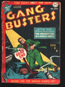 Gang Busters #2 1948-DC-I Smashed The Hot Car Mob-Federal Agent-Firebug Rac...