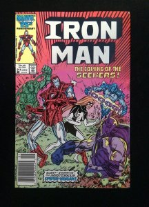 Iron Man #214  Marvel Comics 1987 VF+ Newsstand