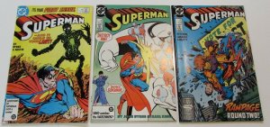 SUPERMAN #1  6  24  (1987) John Byrne Comic  Lot of 3 NM- Glossy DC Comics 1987 