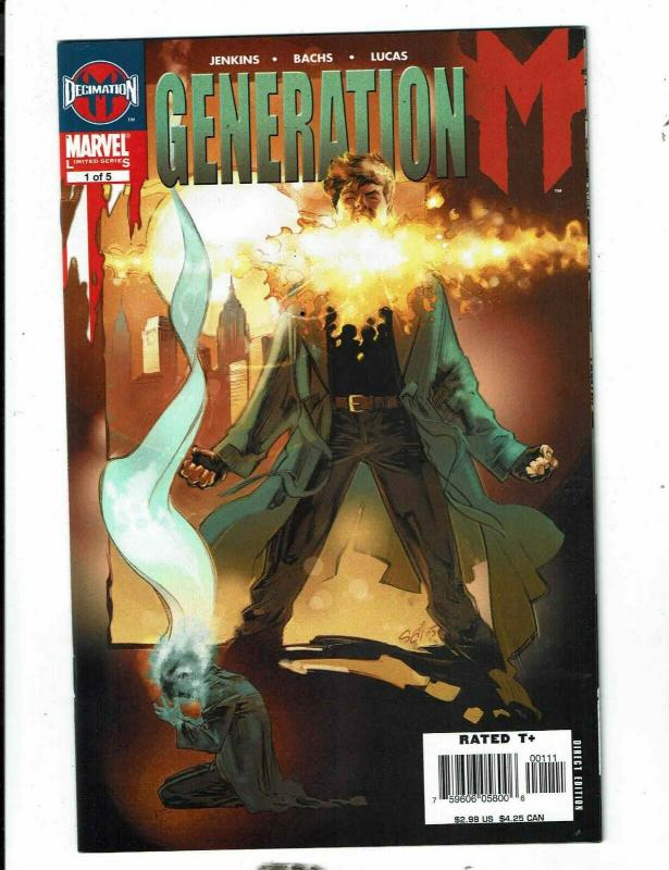 Lot Of 10 Marvel Comics Generation M # 1 2 3 4 5 + Son Of M # 1 2 3 4 5 CJ18