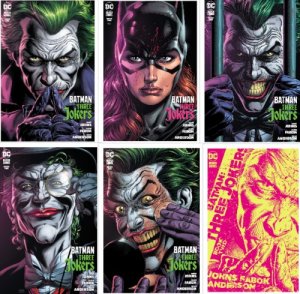 Batman Three Jokers #2 A B + Premium D E F 1:25 Fabok Set of 6