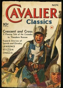 CAVALIER CLASSICS 1940 NOV-CRUSADES COVER-RARE PULP G/VG