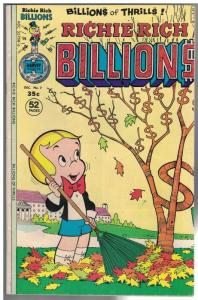 RICHIE RICH BILLIONS (1974-1982) 7 VG Dec. 1975 COMICS BOOK 