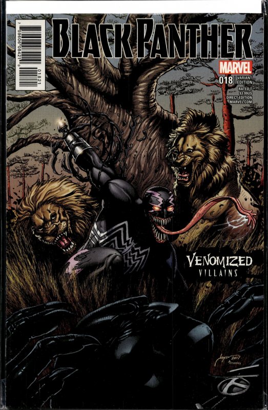 Black Panther #18 Chin Cover (2017) Black Panther