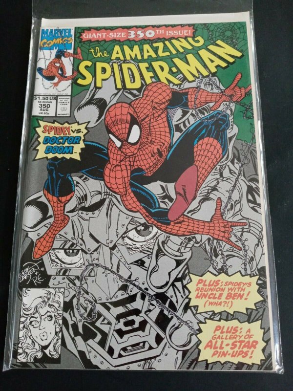 THE  AMAZING  SPIDER - MAN   #350   1991   MARVEL  /  UNREAD /  HIGH QUALITY 