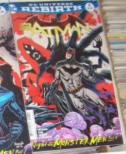 Batman #8  2017 DC UNIVERSE REBIRTH  night of the monster men pt 4 nightwing