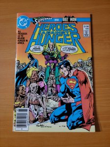 Superman Batman Heroes Against Hunger #1 ~ NEAR MINT NM ~ 1986 DC Comics