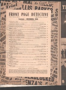 Front Page Detective #3 12/1936-Harwood Forsgren cover-Crime-violence-exploit...