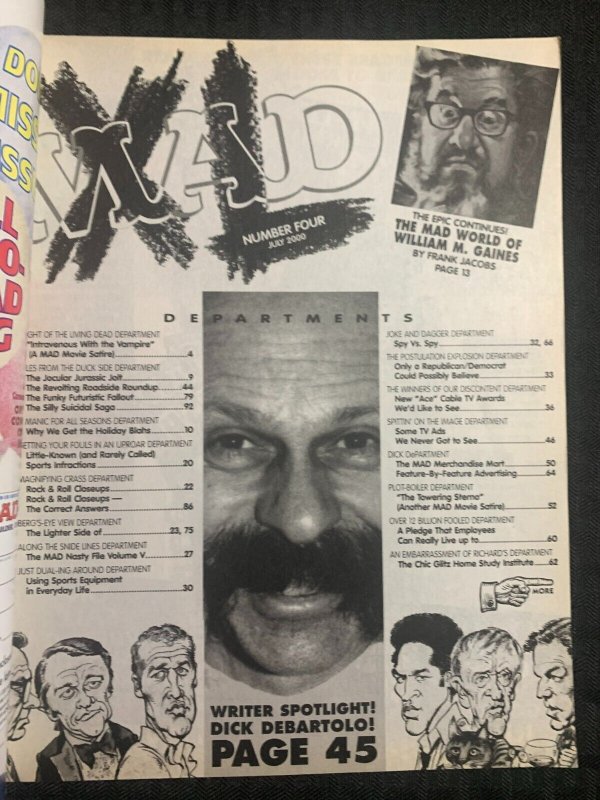 2000 July MAD XL Magazine #4 FN+ 6.5 Alfred E Neuman / Interview with a Vampire