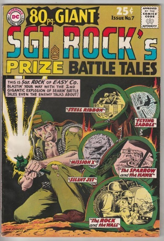 Eighty Page Giant #7 Feb-65 VF/NM PRICE DROP Sgt. Rock Giant Key UTAH Joe Kubert