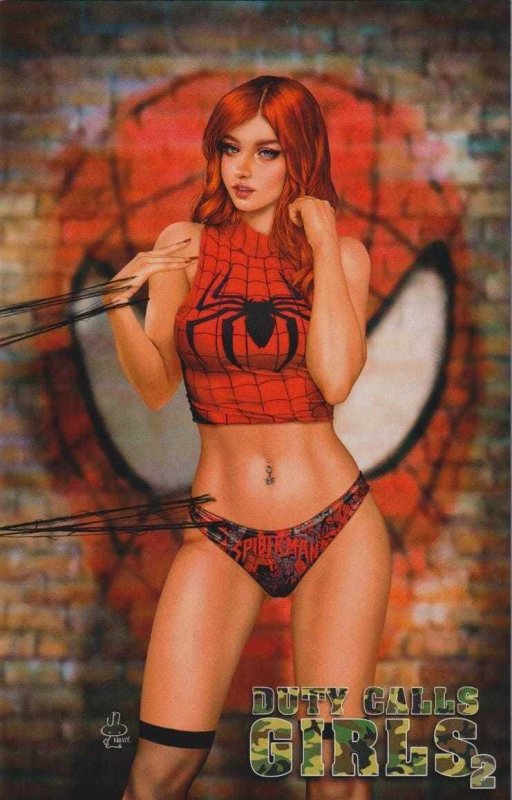 Tuxedo Tiger Comics Duty Calls Girls 2 Mary Jane Jackpot Variant