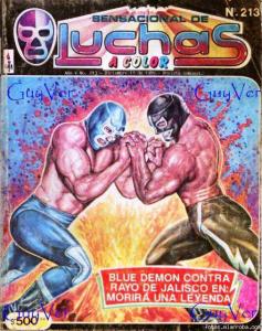 Blue Demon contra Rayo de Jalisco en: Morirà una Leyenda