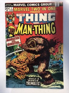 Marvel Two In One (1974) #1 (F/VF) The Thing And The Man-Thing| Marvel