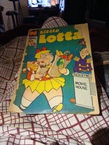 Little Lotta 6 Harvey Comics 1956 Early Richie Rich Appearance 1st Print Silver