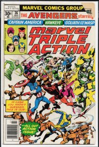 Marvel Triple Action #36 (1977) The Avengers