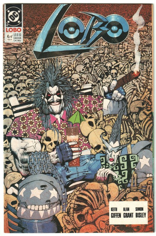 Lobo #1, 2, 3, 4 (1991) Complete set! Keith Giffen and Simon Bisley