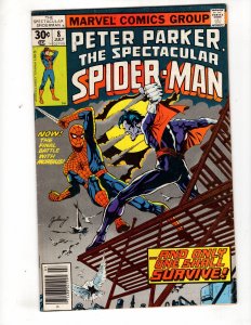 The Spectacular Spider-Man #8 (1977) MORBIUS, THE LIVING VAMPIRE / ID#762