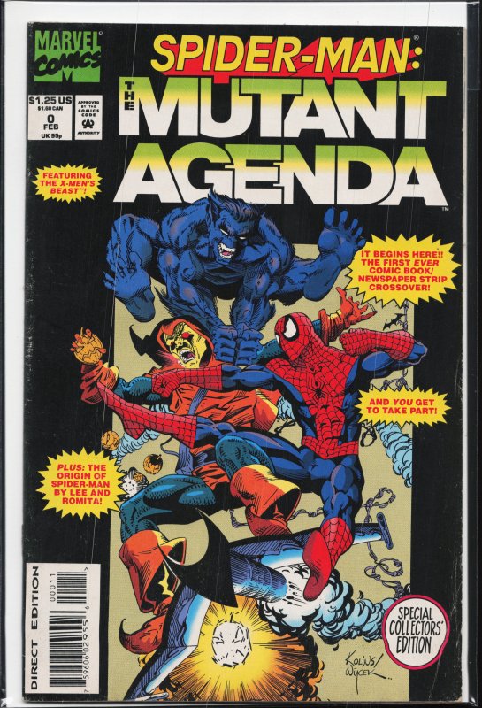 Spider-Man: The Mutant Agenda #0 (1994) Spider-Man