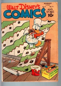 WALT DISNEY'S COMICS AND STORIES #83-1947-DONALD DUCK-MICKEY MOUSE-C BARKS-VG VG