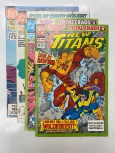 4 The New Titans DC comic books #87 89 90 91 33 KM12