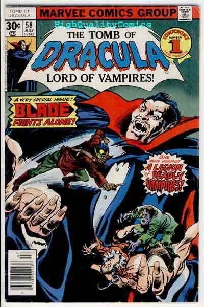 TOMB of DRACULA #58, FN, Vampire Undead, Blade,1972, more TOD in store