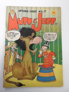 Mutt & Jeff #17 (1945) GD Condition 2 in spine split