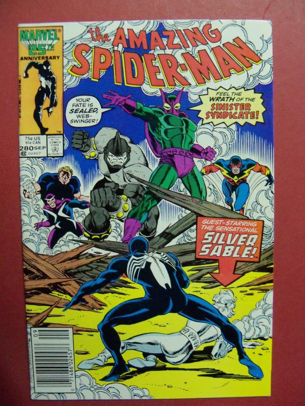 THE AMAZING SPIDER-MAN  #280  (VF/NM 9.0 OR BETTER)  MARVEL COMICS