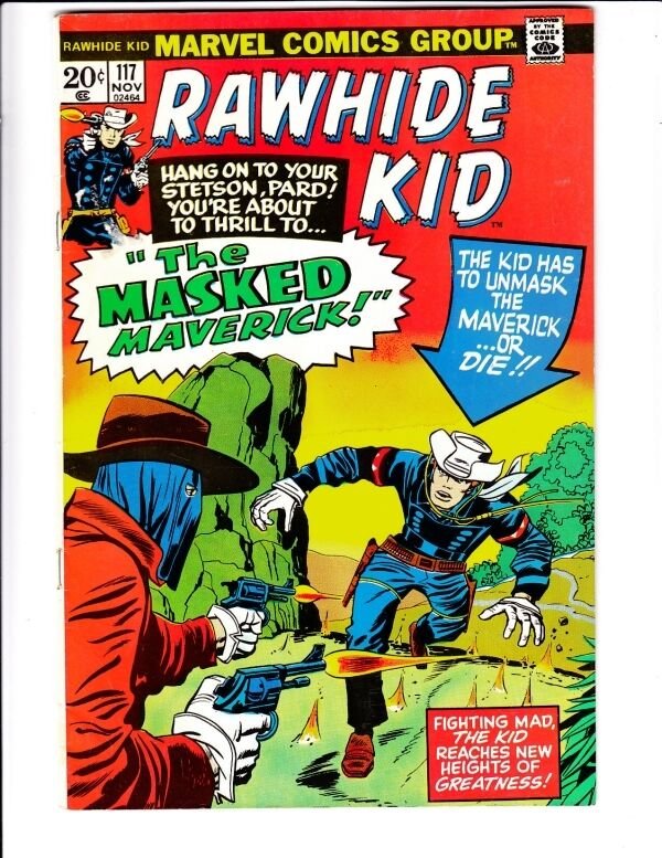 Rawhide Kid 117 The strict VF- 8.0 High-Grade Tons of Marvel Westerns up 